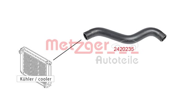 METZGER 2420235 Kühlerschlauch